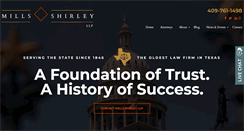 Desktop Screenshot of millsshirley.com